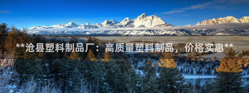 太陽(yáng)gg登陸測(cè)試：**滄縣塑料制品廠：高質(zhì)量塑料制品，價(jià)格實(shí)